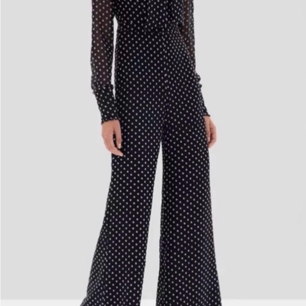 Alexis Black and White Polka Dot Jumpsuit